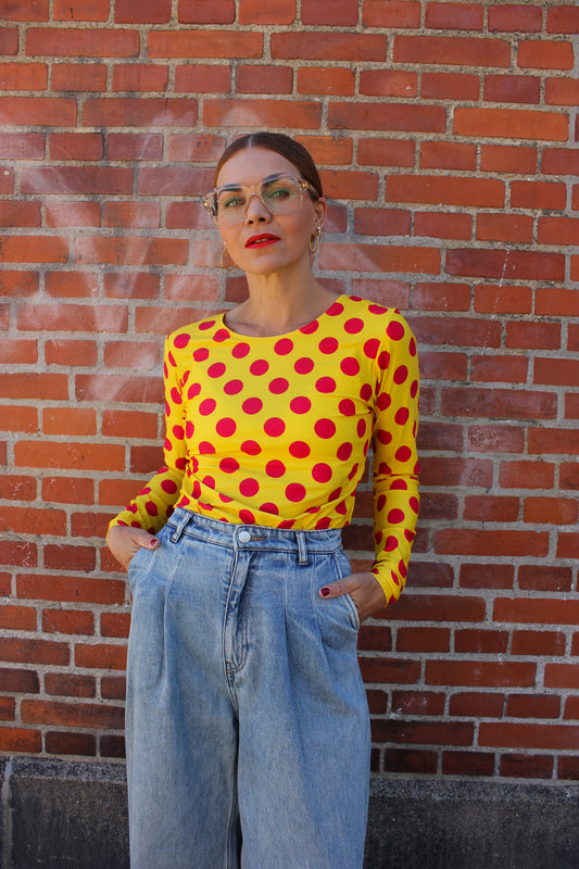 Balula Long Sleeve - Pizza Dots