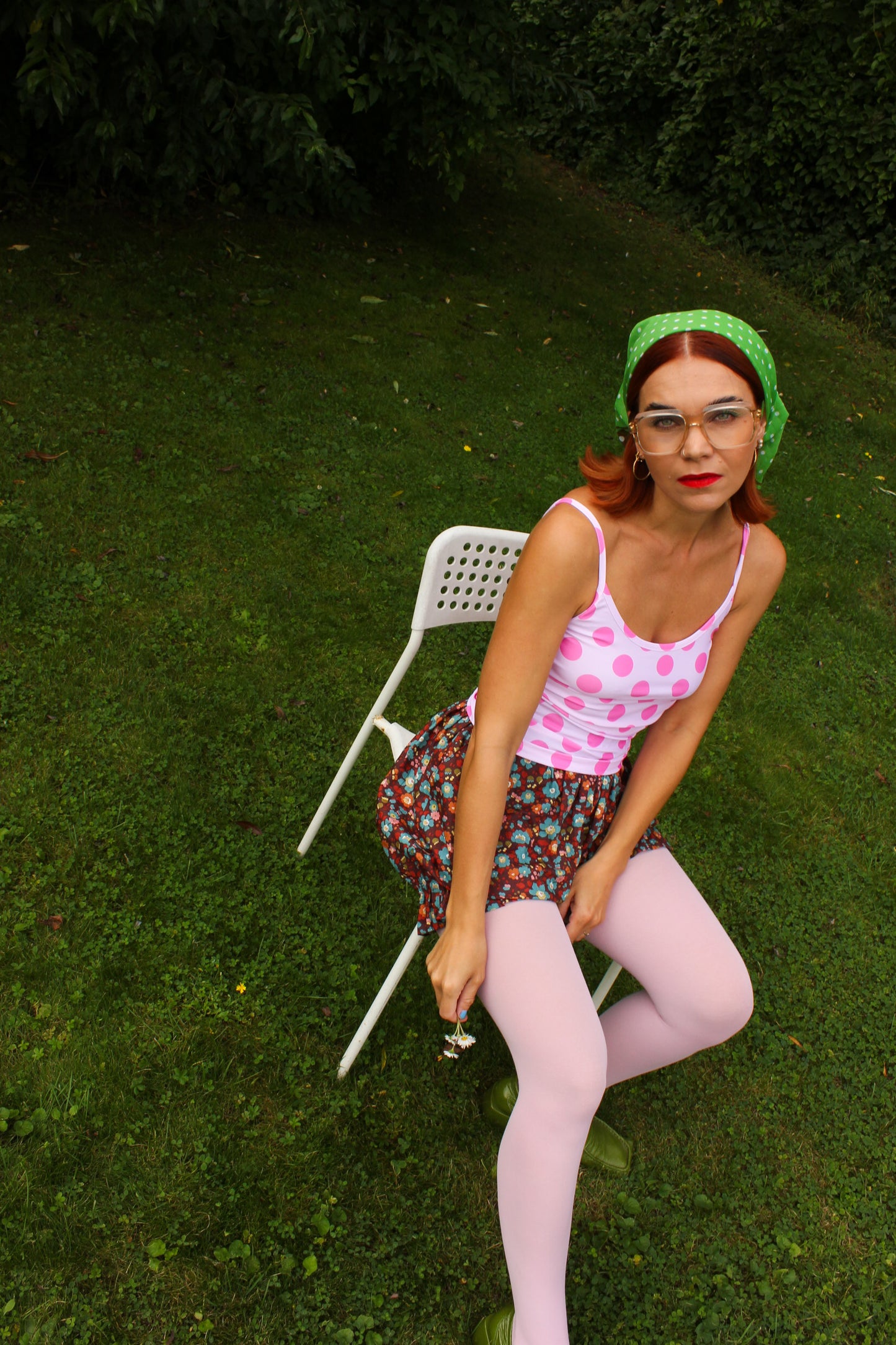 Balula Singlet - Pink Dottie READY TO SHIP