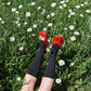 Pure Black - Odd Knee Socks