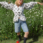 Whipped Cream Cake Jacket - Polka Noir