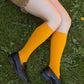 Fresh Orange - Odd Knee Socks