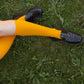 Fresh Orange - Odd Knee Socks