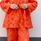 Prysselius Lace Pants - Mandarin Red