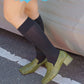 Pure Black - Odd Knee Socks