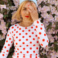 Balula Long Sleeve - Tomato Dot READY TO SHIP