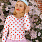 Balula Long Sleeve - Tomato Dot READY TO SHIP