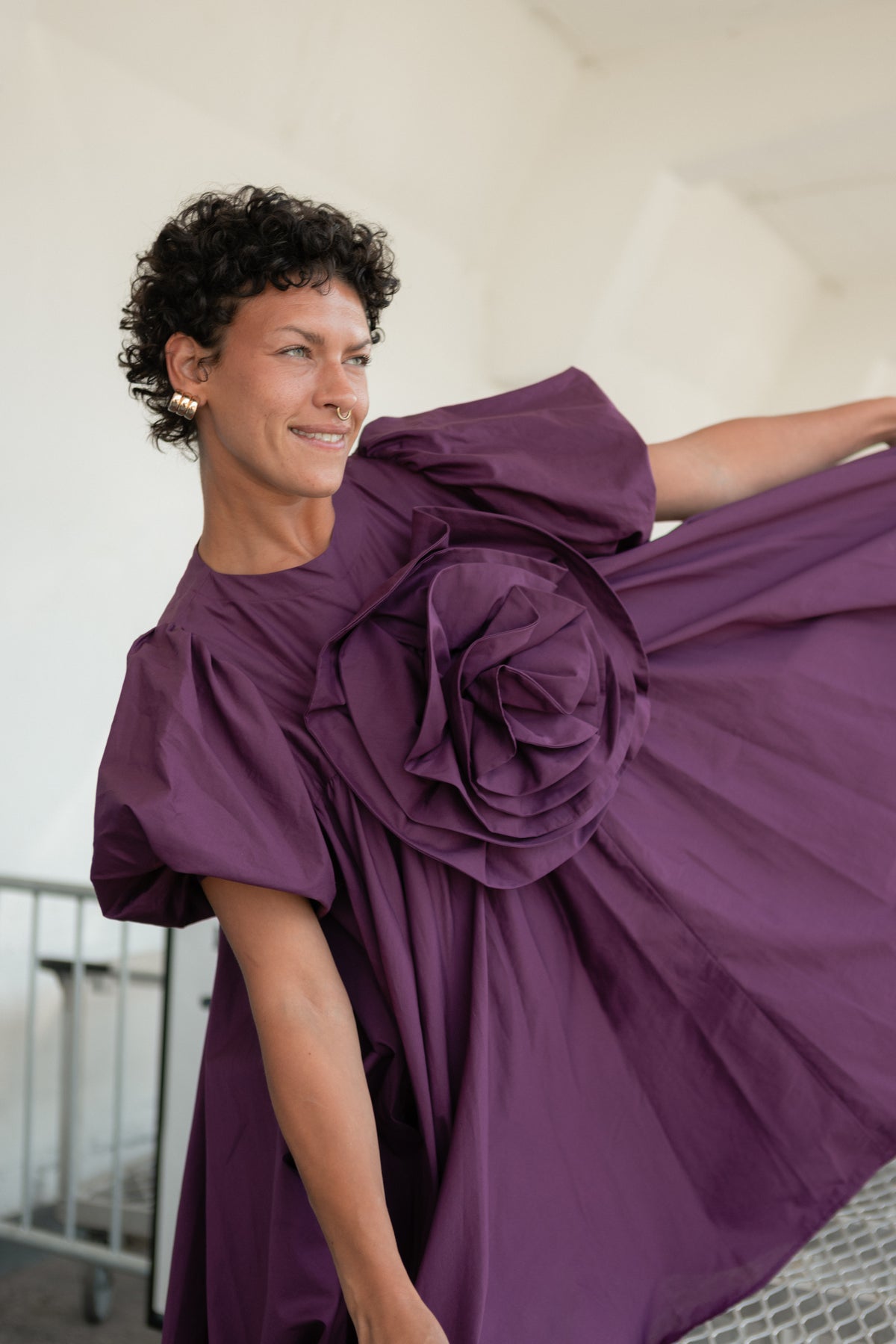 A Rose is A Rose Dress - Plum Please