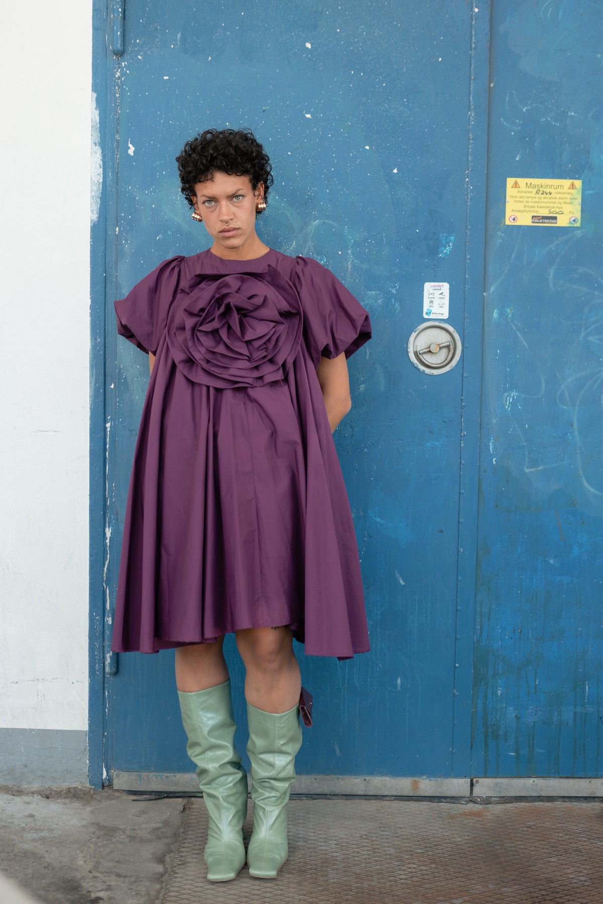 A Rose is A Rose Dress - Plum Please