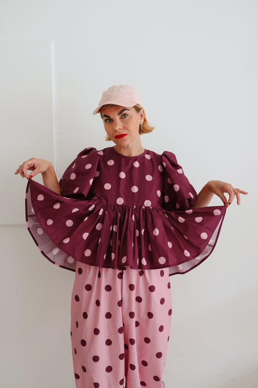 Bubble Top - Plum Pudding