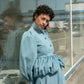 Whipped Cream Cake Jacket - Blue Jean