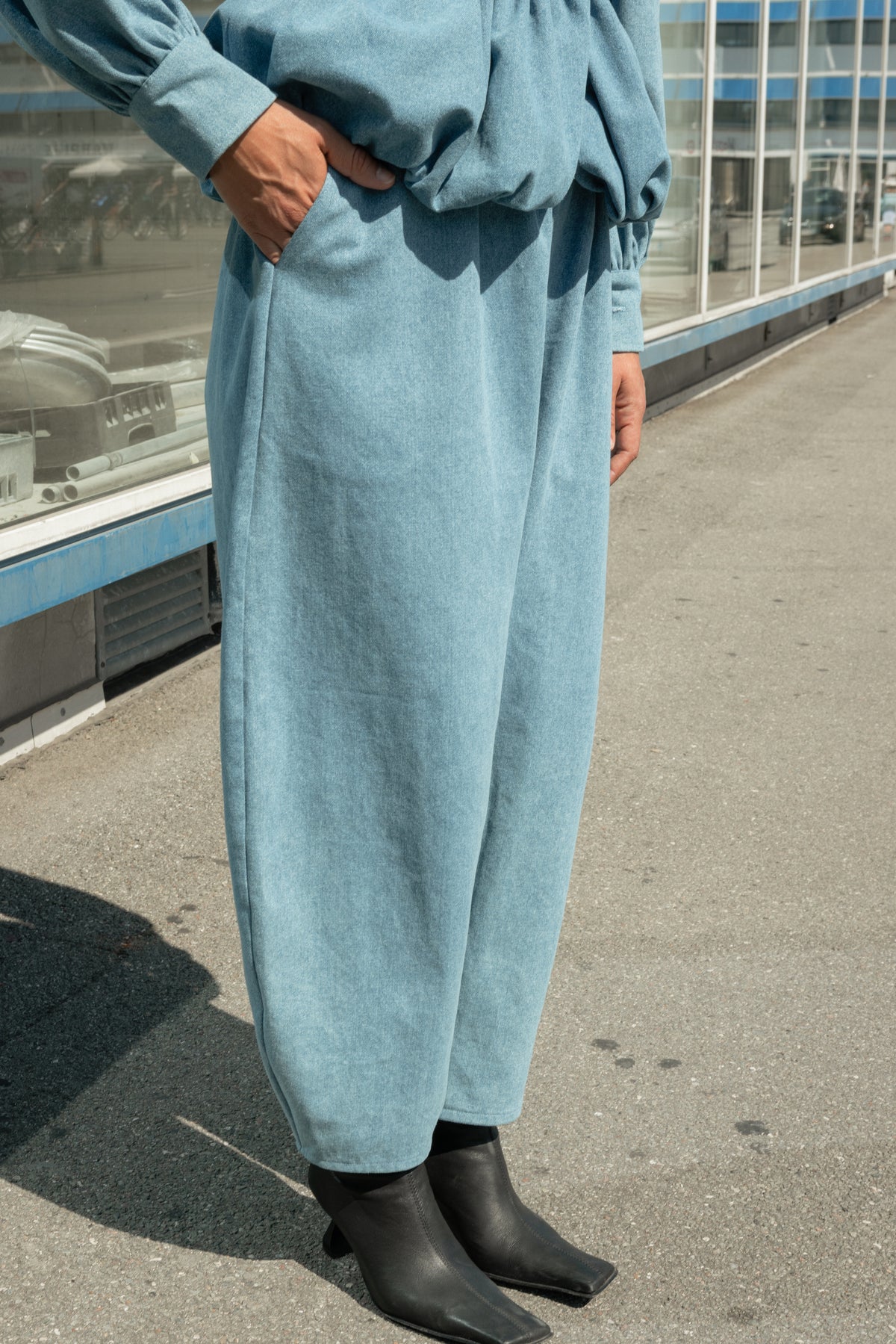 Boom Balloon Pants - Blue Jean