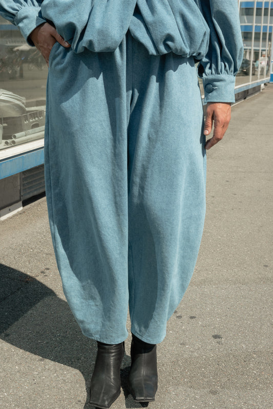Boom Balloon Pants - Blue Jean