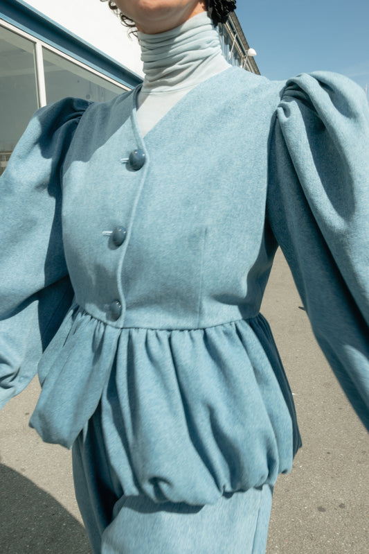 Whipped Cream Cake Jacket - Blue Jean