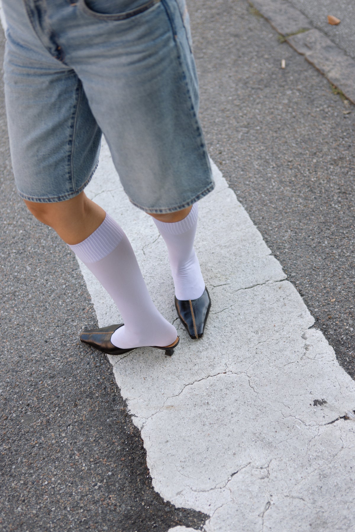 Pastel Purple - Odd Knee Socks
