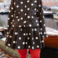 Wanda Mini Skirt - Polka Blanc Maxi