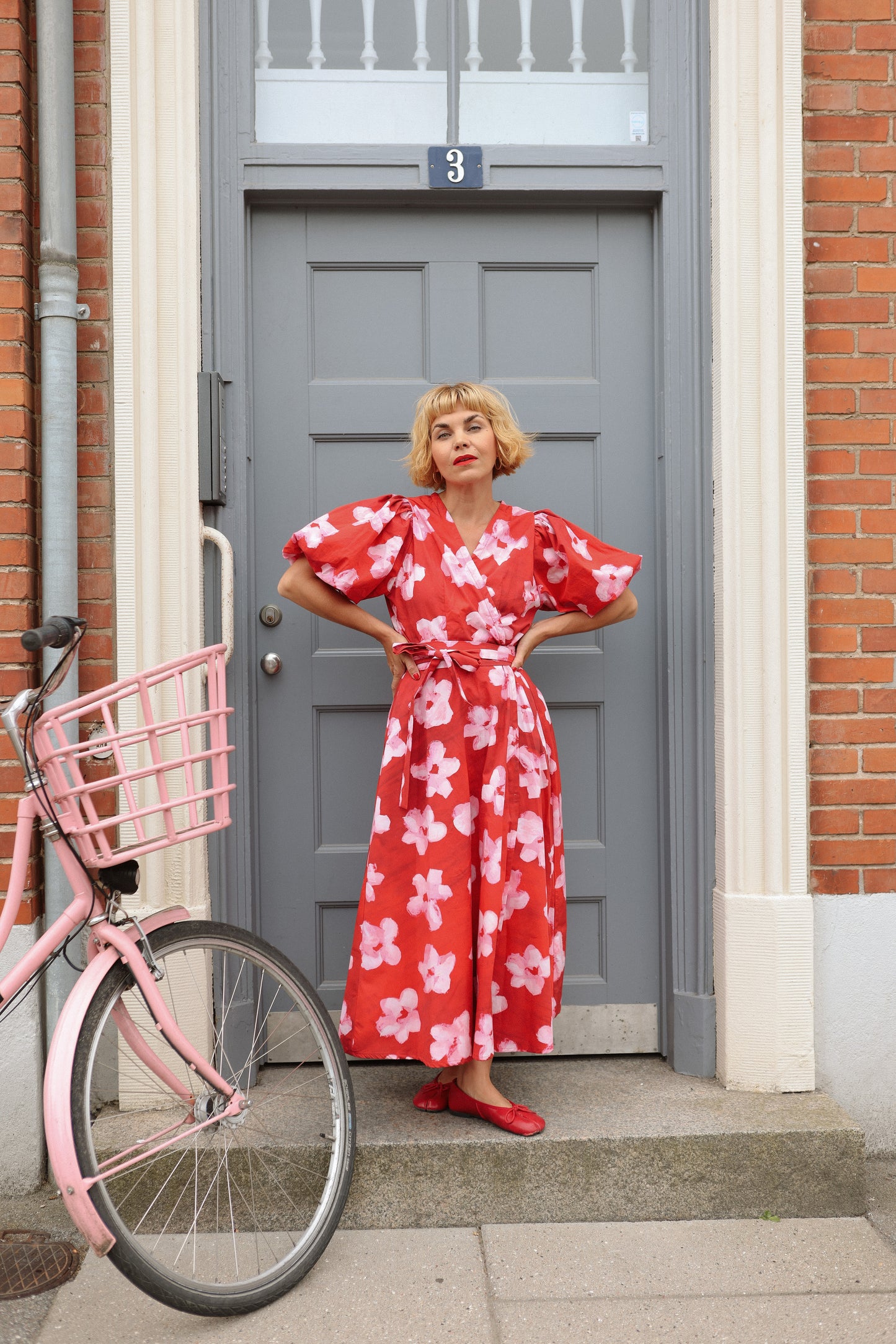 Hug Me Dress - Blodblomst