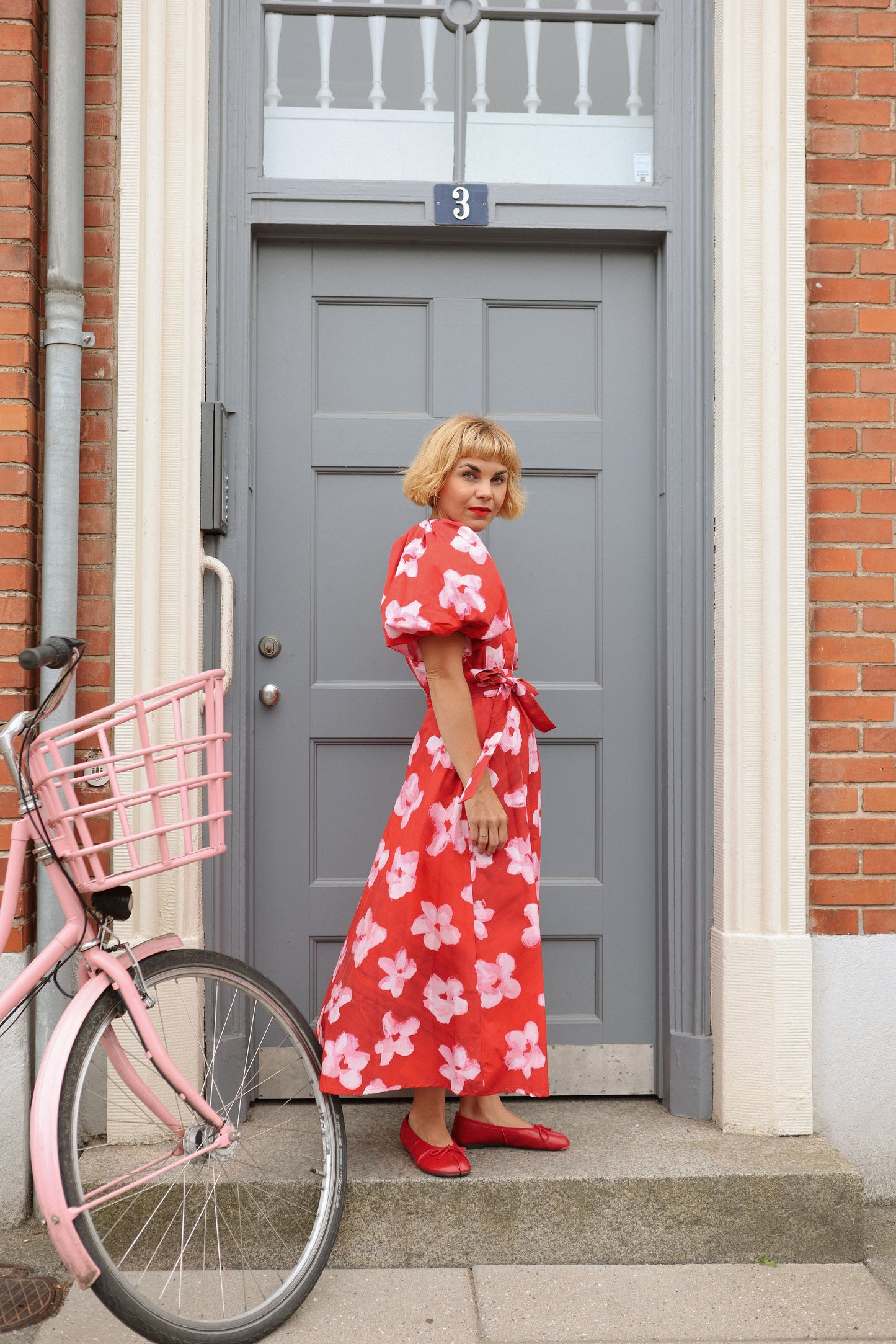 Hug Me Dress - Blodblomst