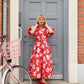 Hug Me Dress - Blodblomst