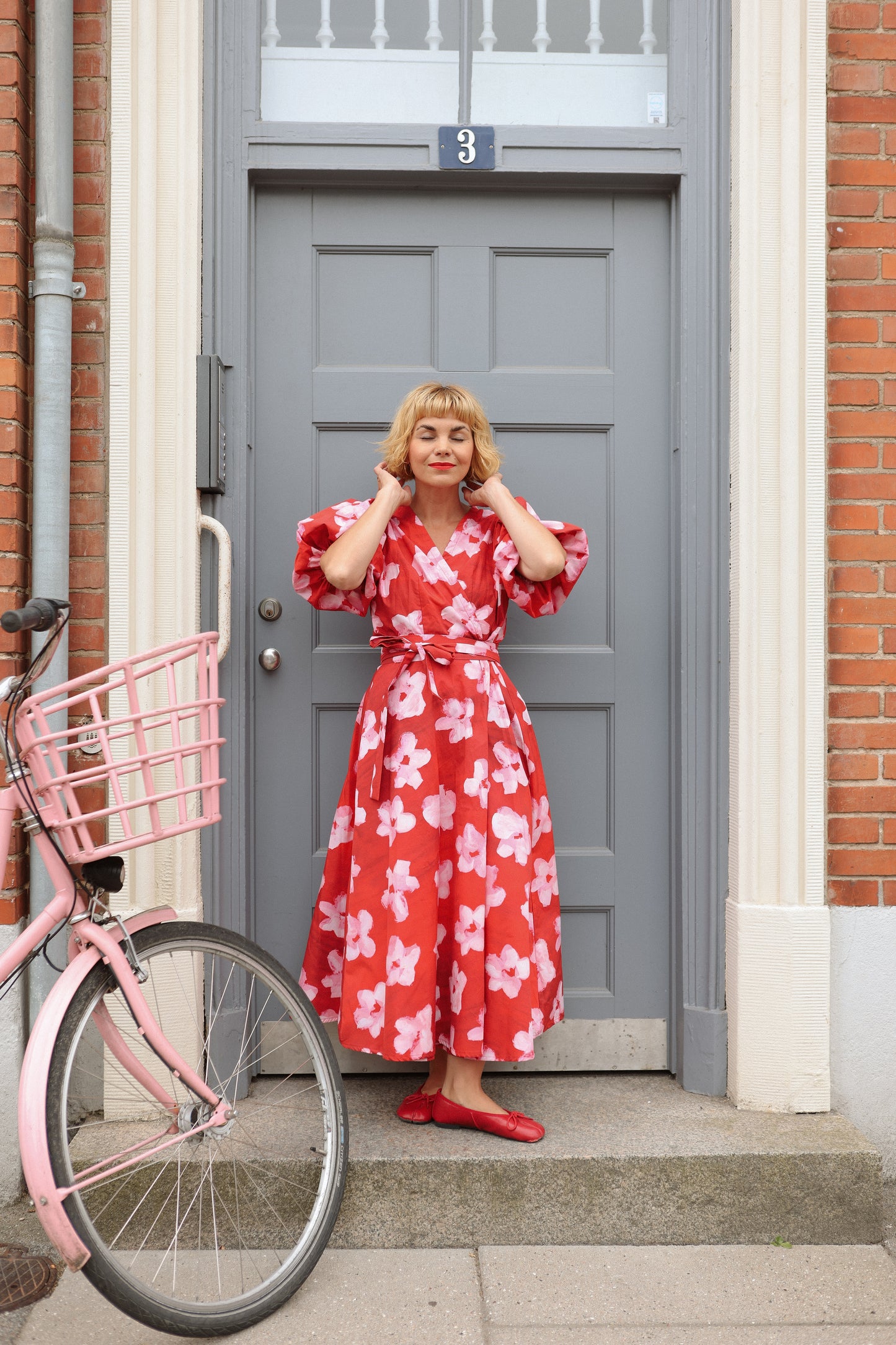 Hug Me Dress - Blodblomst