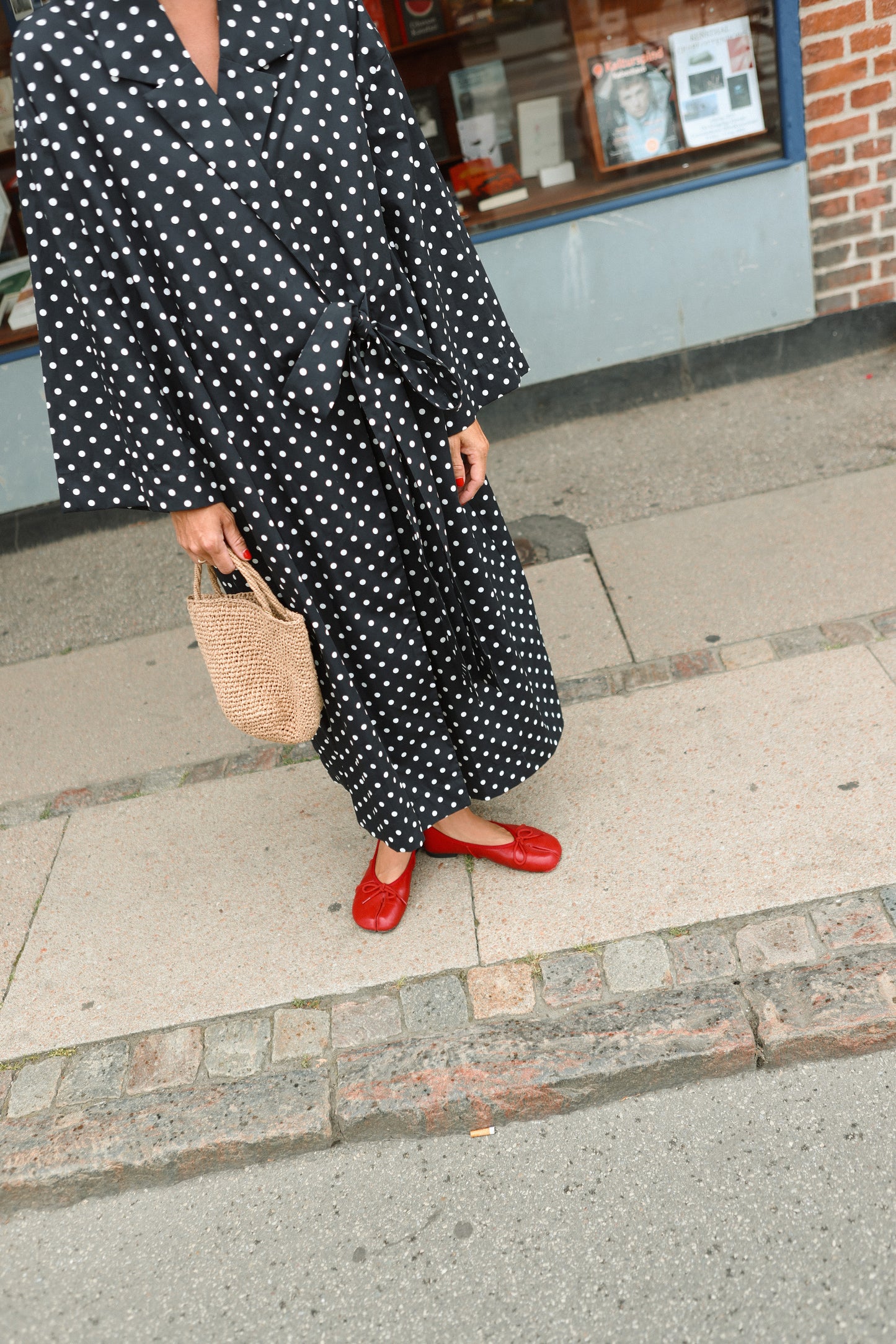 Yoko Kimono Blazer - Polka Blanc