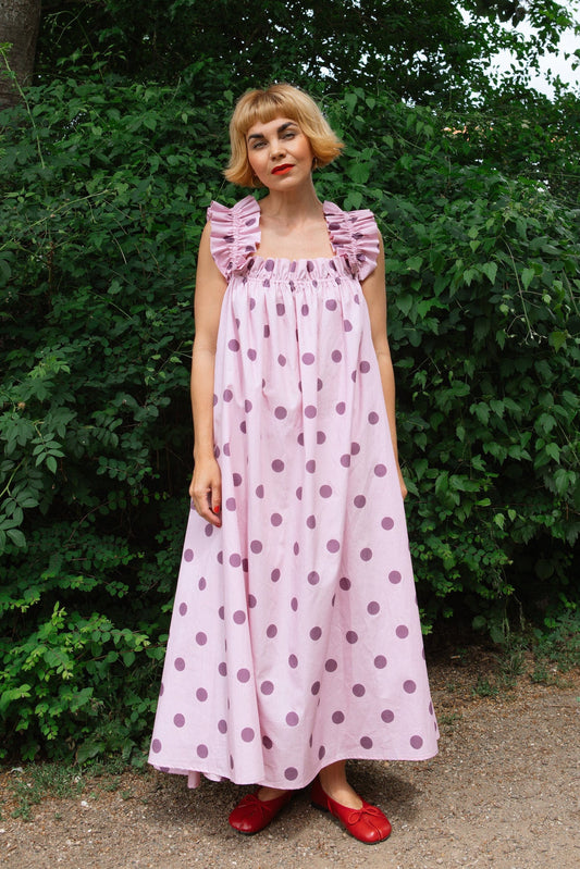 Water Lily Dress - Berry Picking