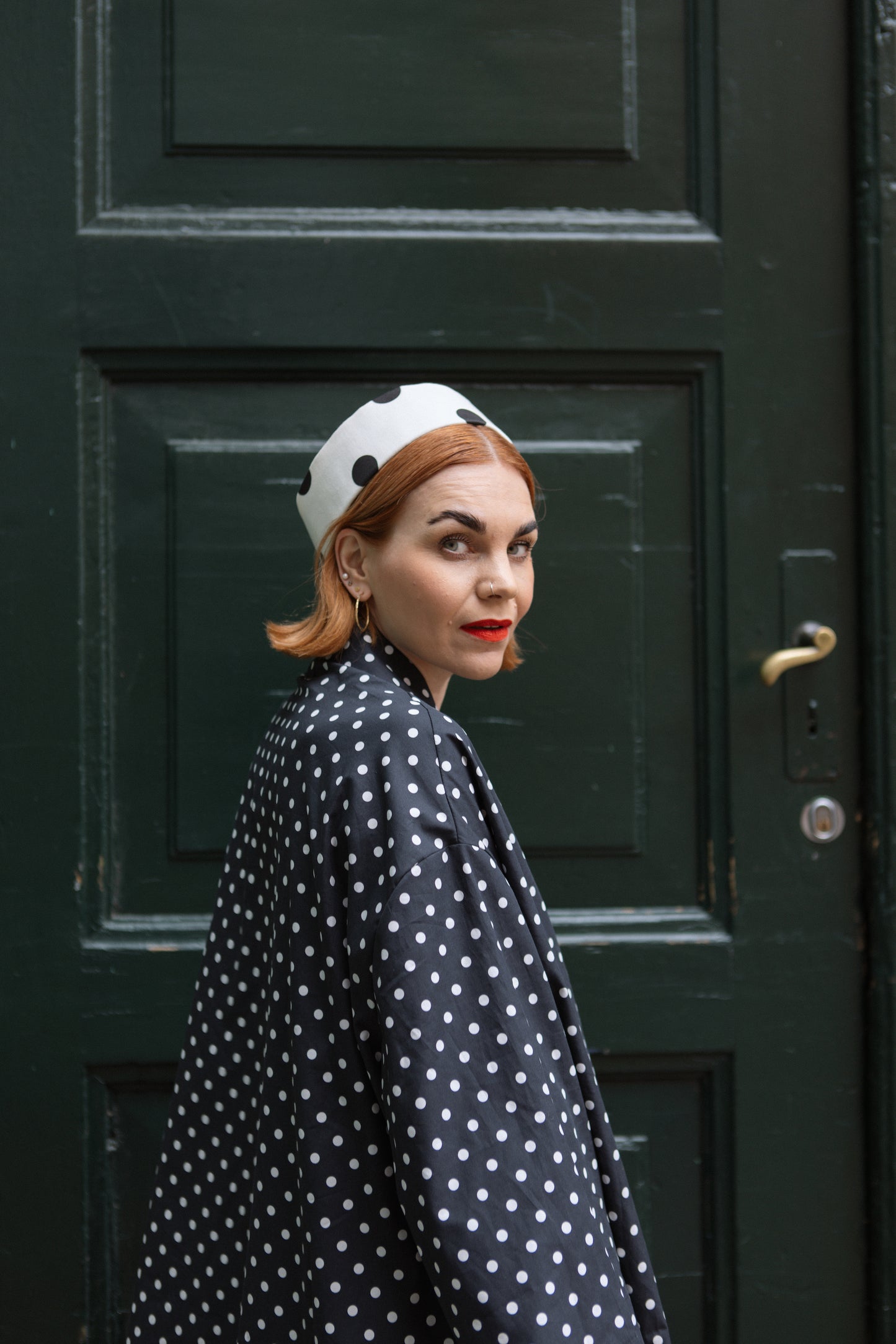 The Odd Hat - Polka Noir