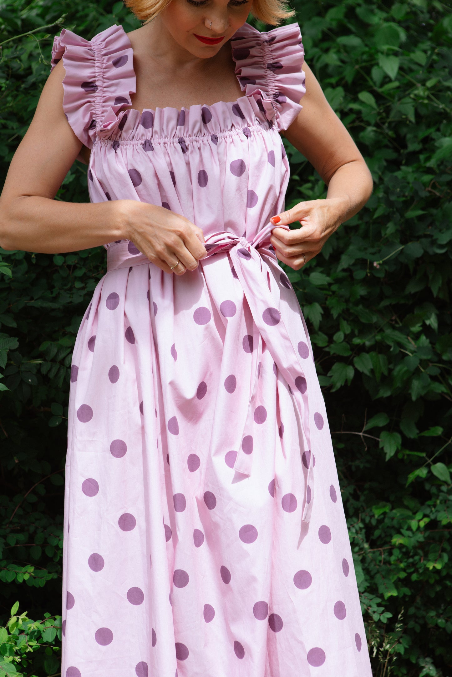 Water Lily Dress - Berry Picking