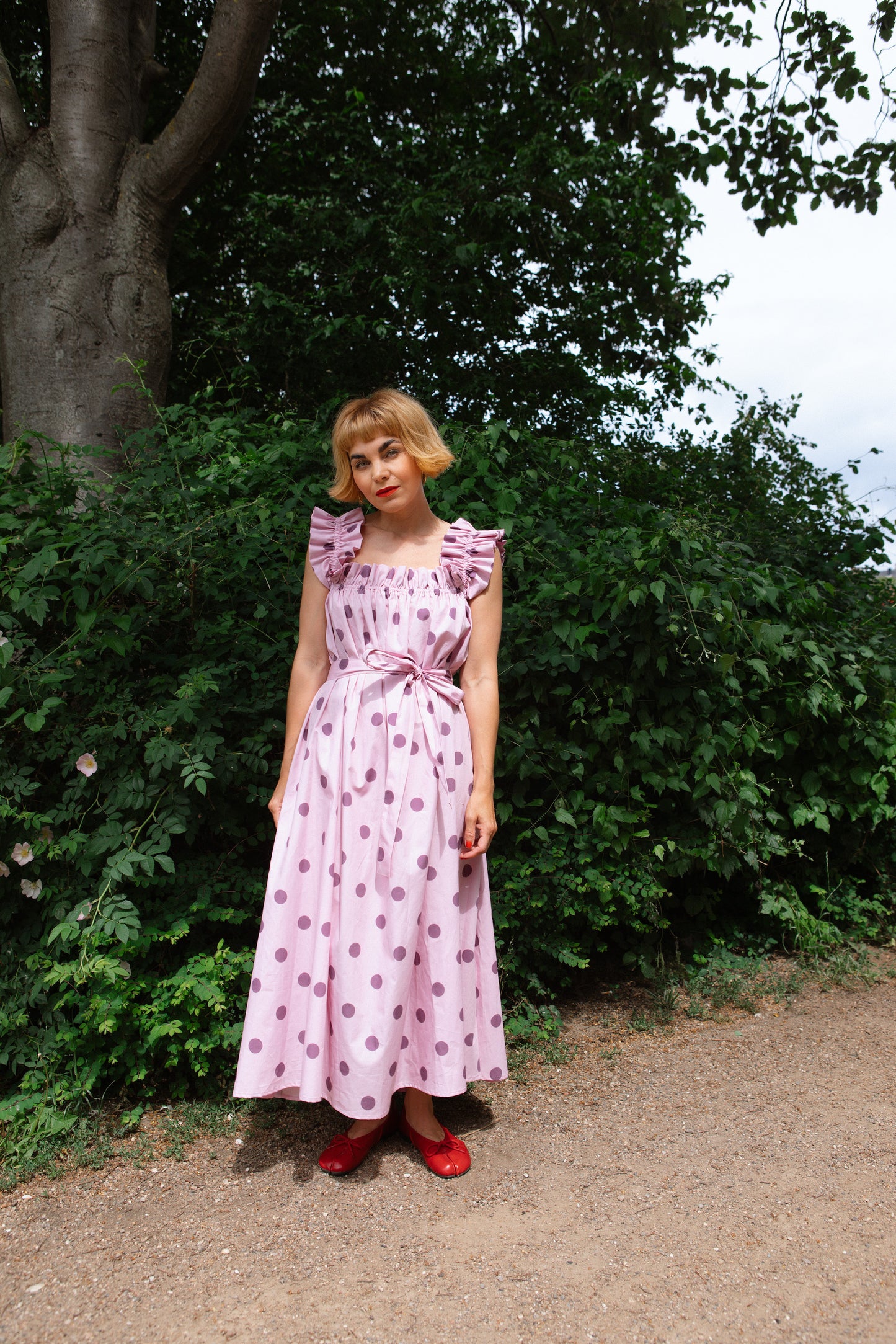 Water Lily Dress - Berry Picking