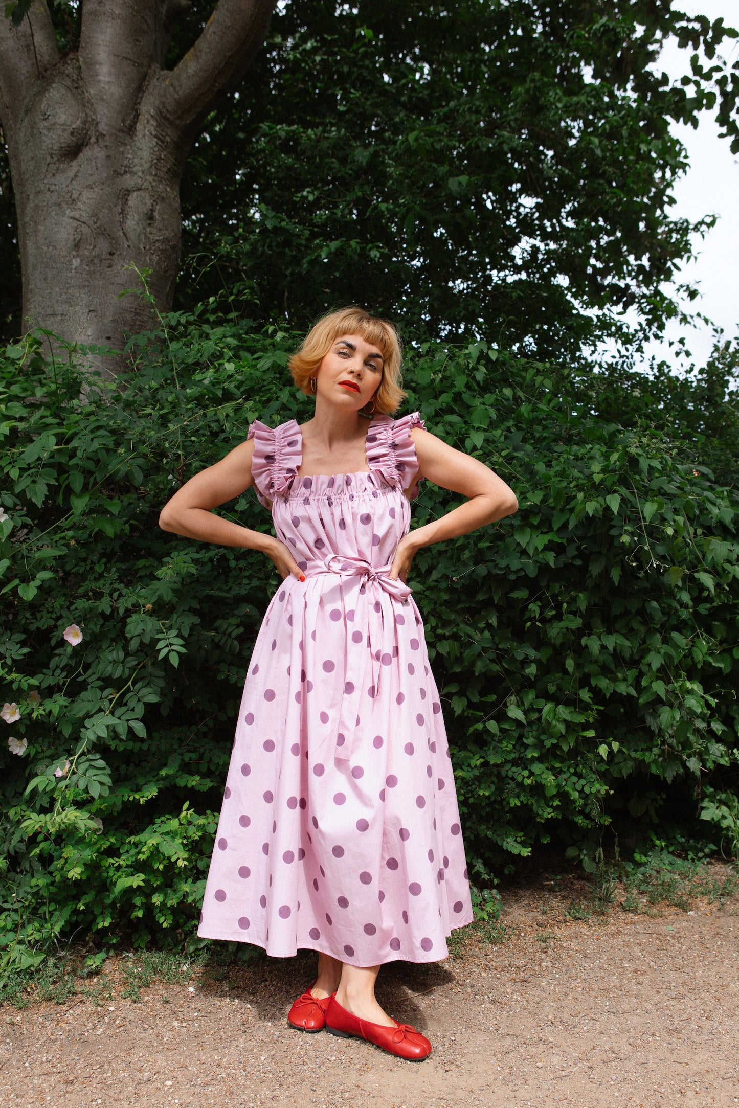 Water Lily Dress - Berry Picking