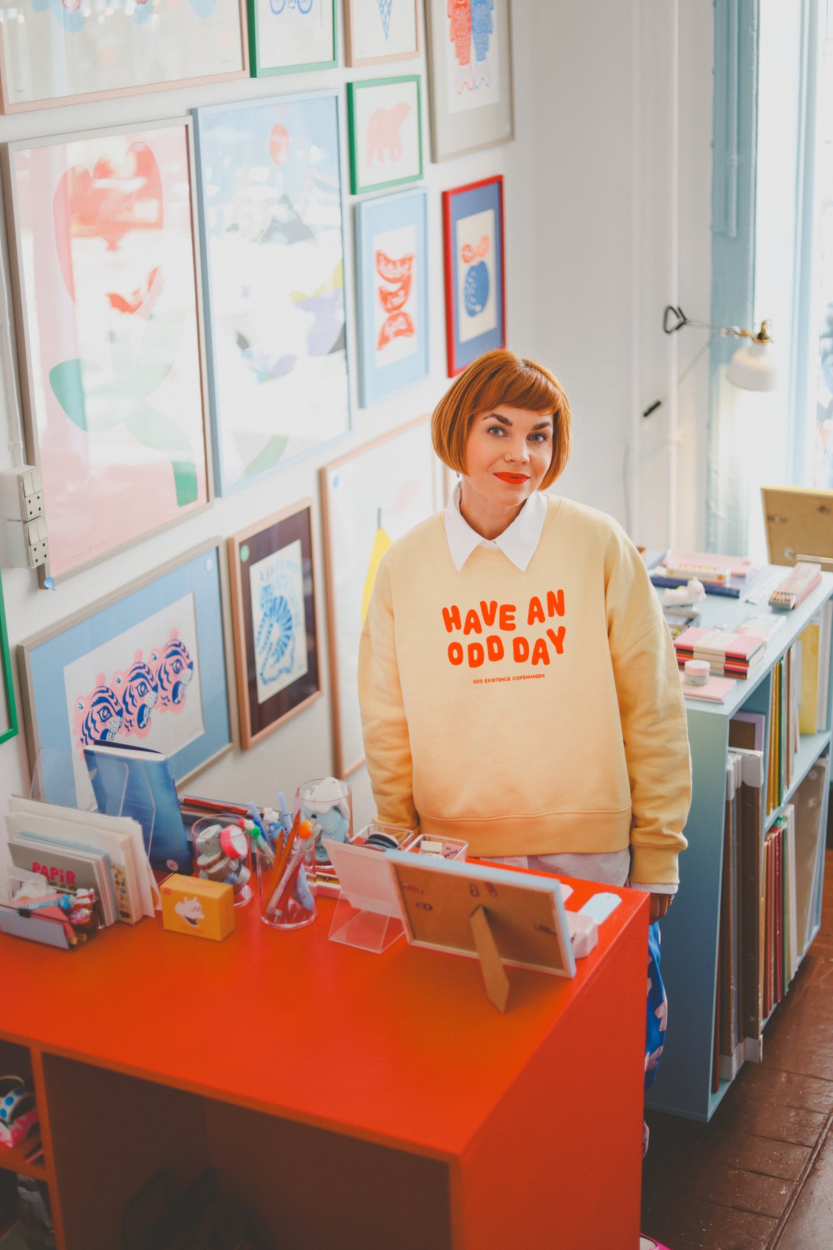 HAVE AN ODD DAY SWEATSHIRT- Yellow PRE ORDER