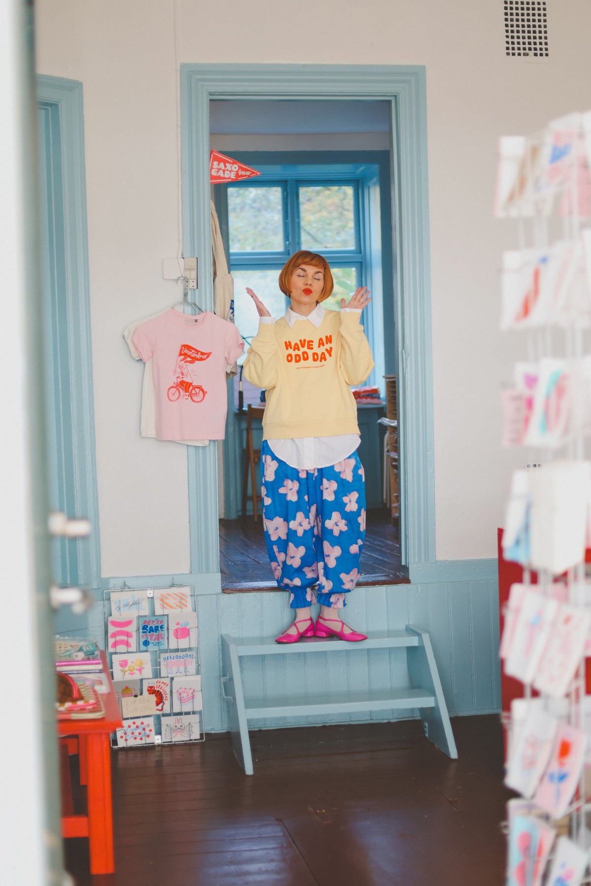 HAVE AN ODD DAY SWEATSHIRT- Yellow PRE ORDER