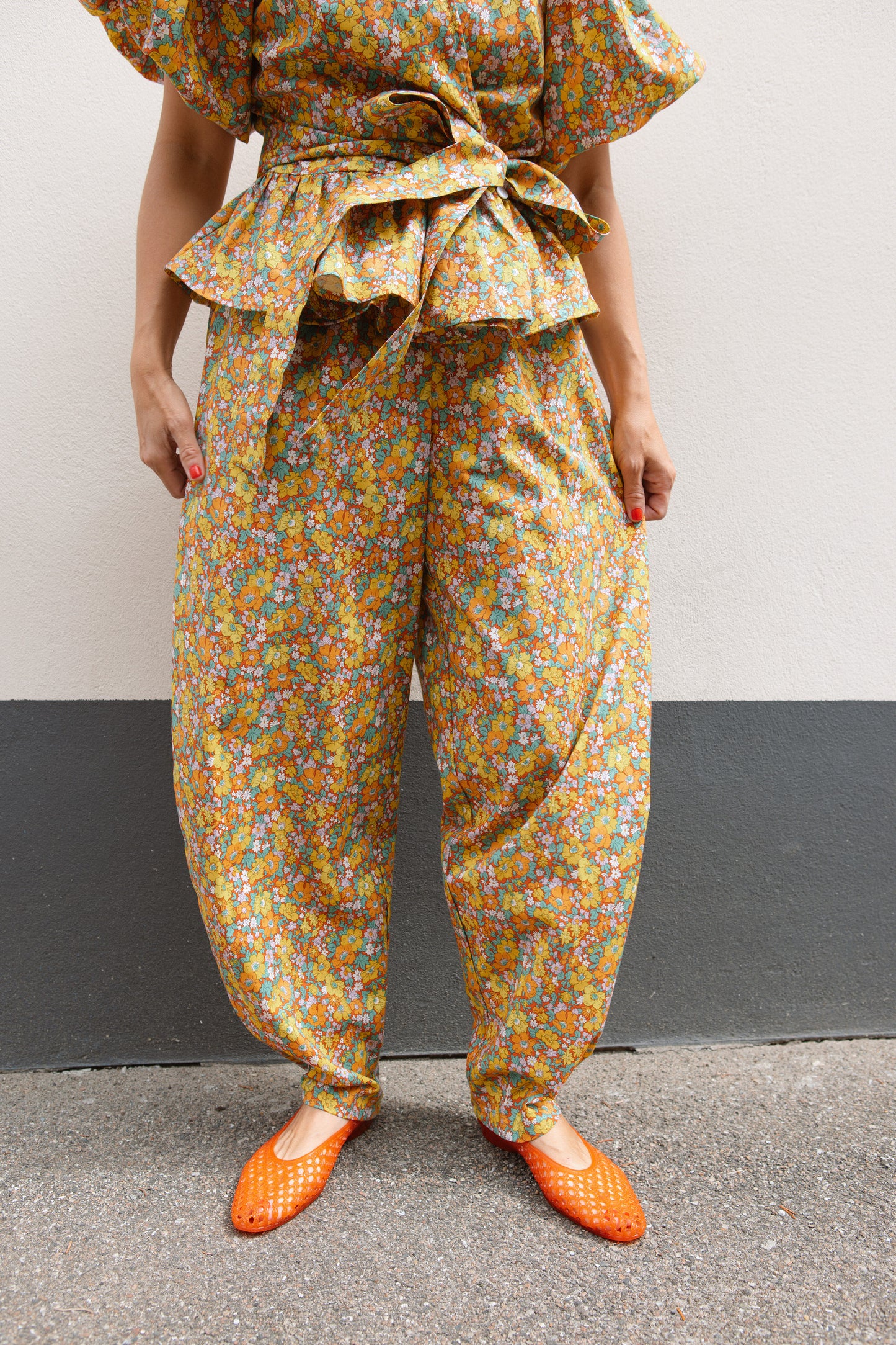 Boom Balloon Pants - Dancing Marigold