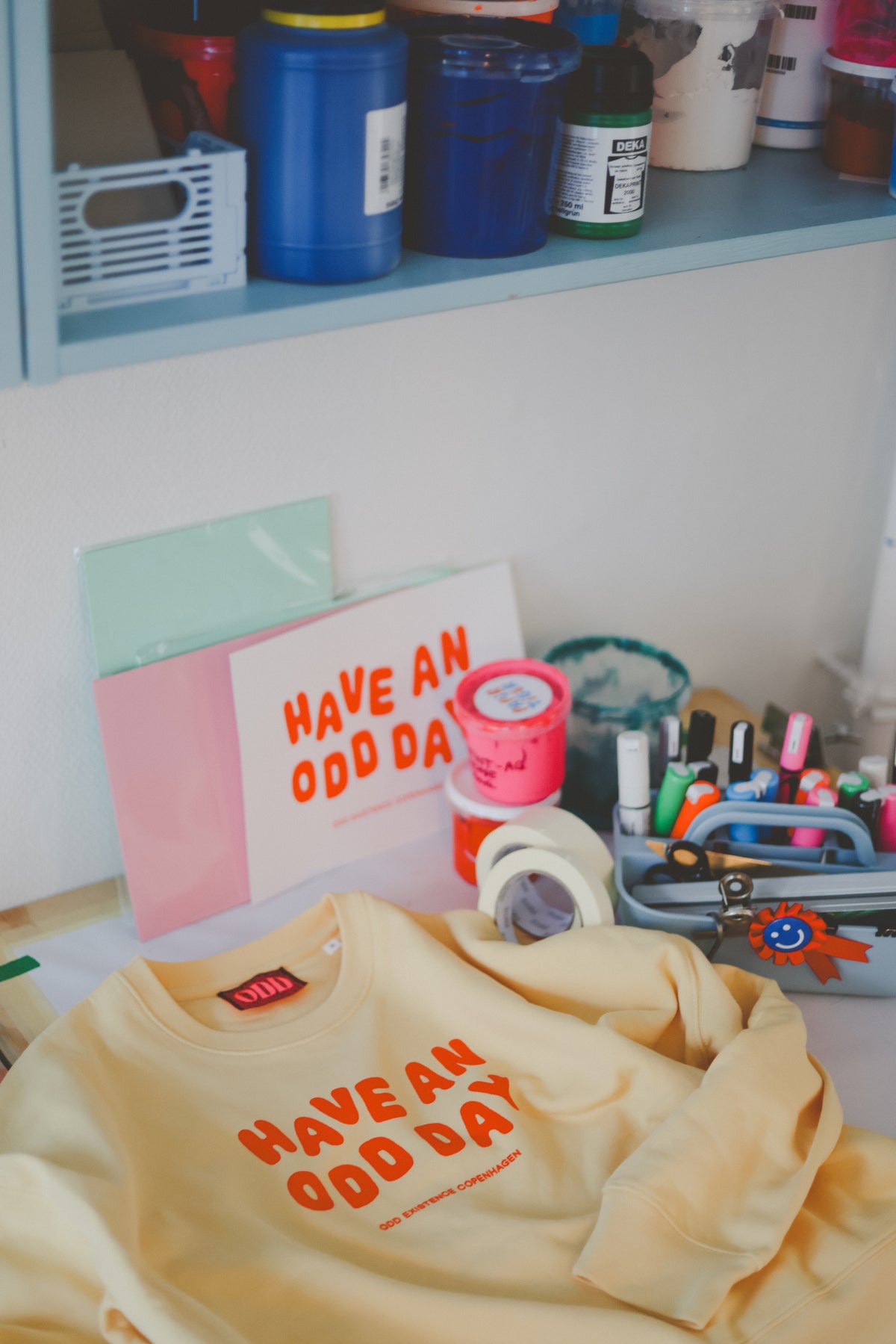 HAVE AN ODD DAY SWEATSHIRT- Yellow PRE ORDER