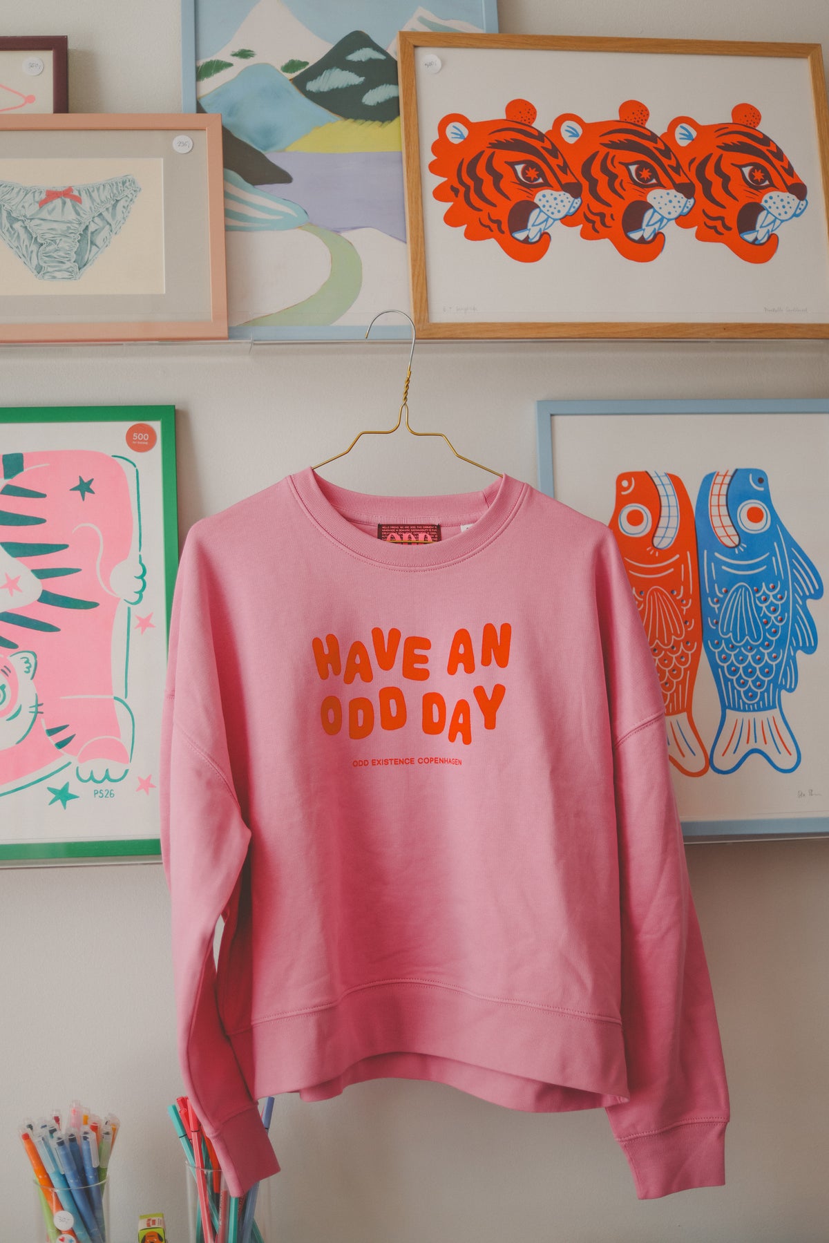 HAVE AN ODD DAY SWEATSHIRT- Pink PRE ORDER