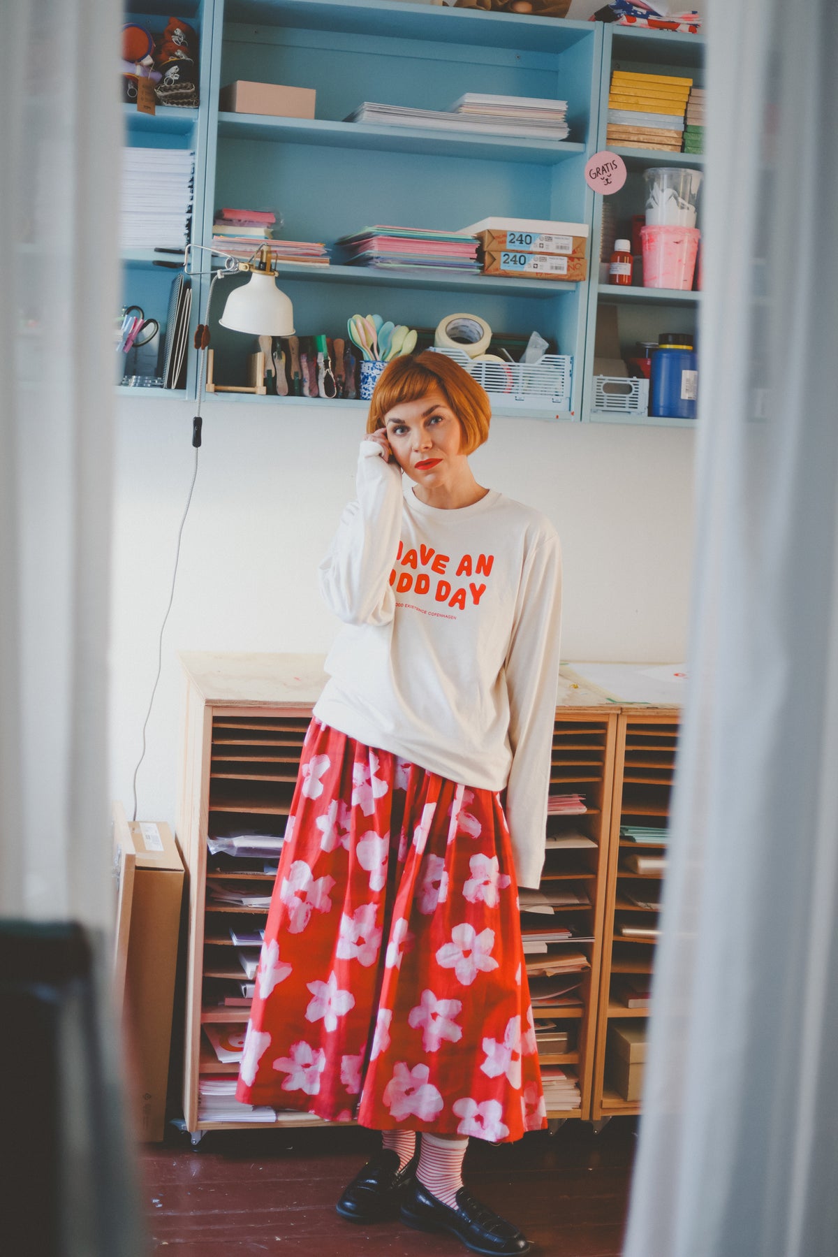 HAVE AN NICE DAY Long Sleeve - Ivory PRE ORDER