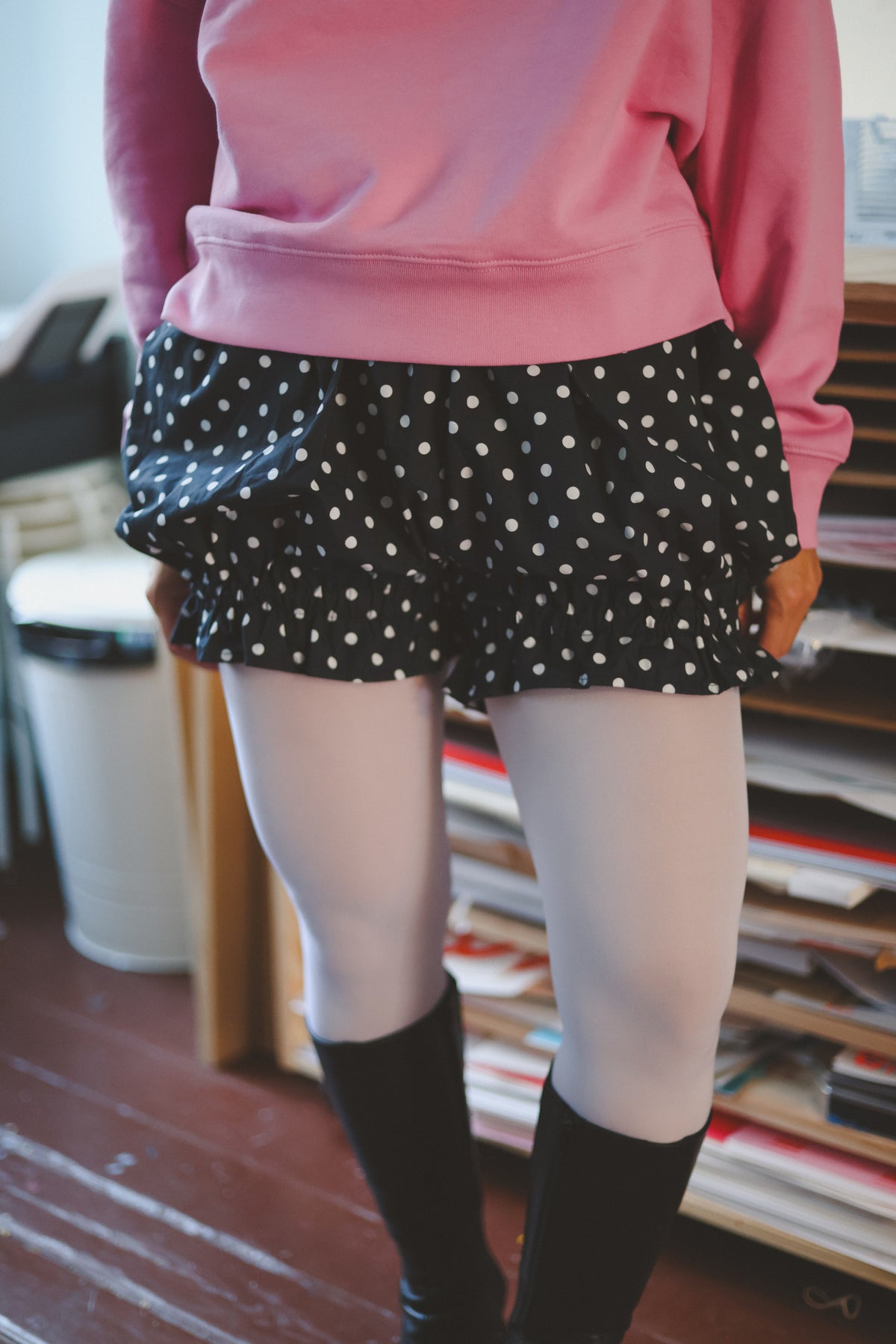 Bonnie Bloomers - Polka Blanc