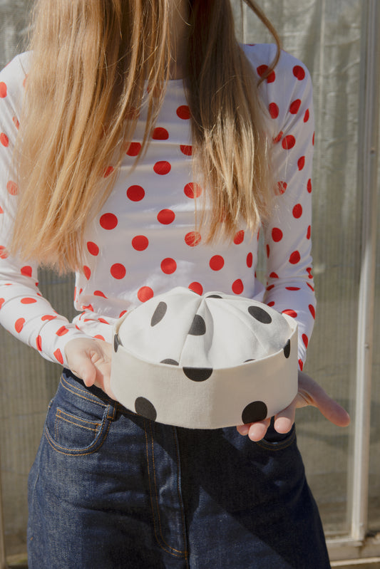 The Odd Hat - Polka Noir