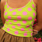 Balula Singlet - Pink Jelly Dots READY TO SHIP