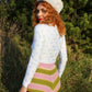 Hold Me Tight Wrap Top - Baby Blue Dottie