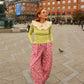 Balula Long Sleeve - Gloomy Butter Yellow Stripes