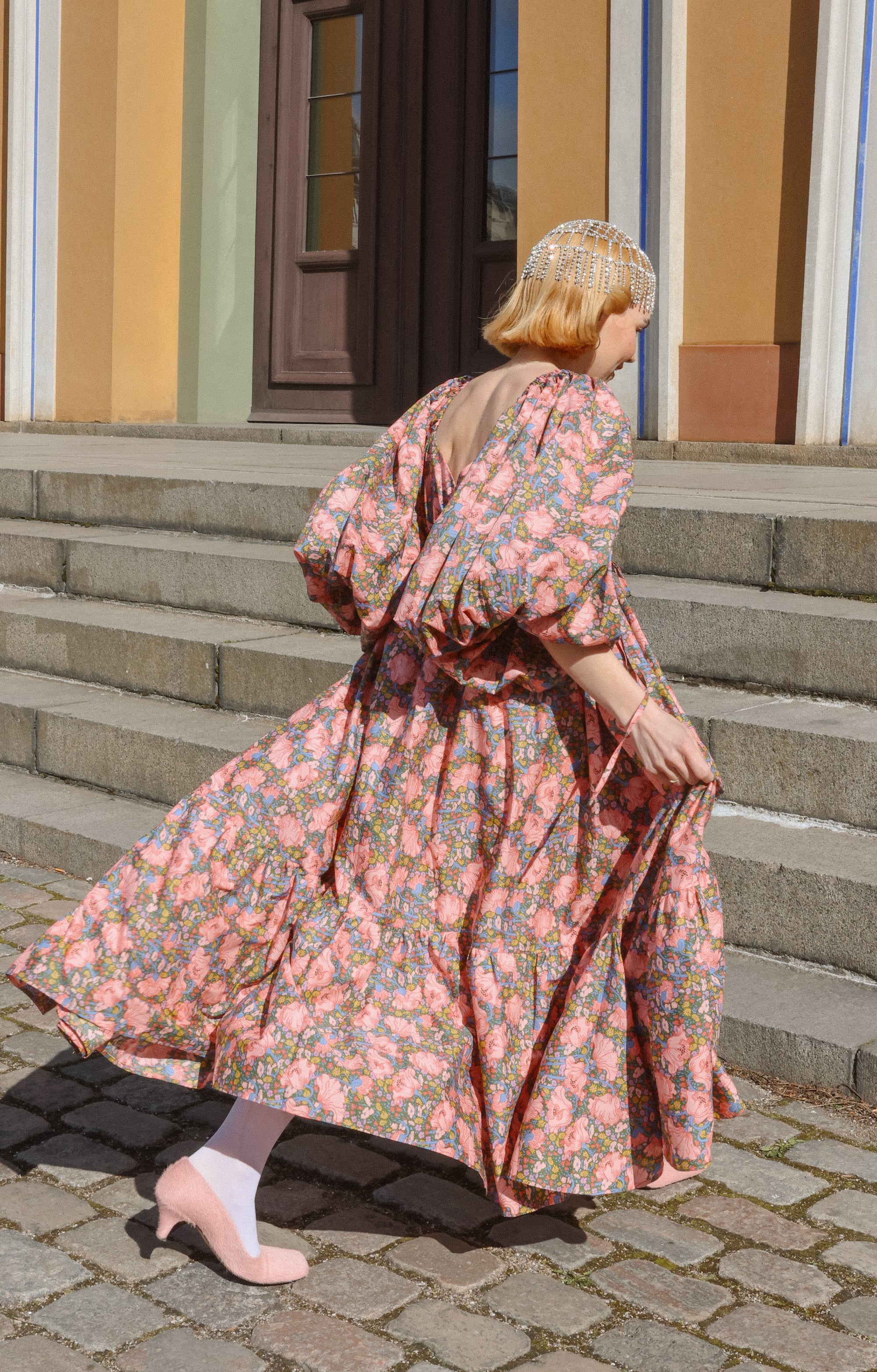 Francey Flare Dress - Soft Garden Chaos XS/S – Odd Existence