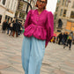 Boom Balloon Pants - Cord In Blue