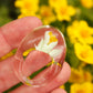 ODD LEMON x VIVIAN ALARCÓN Glass Ring - Minty Buttercup