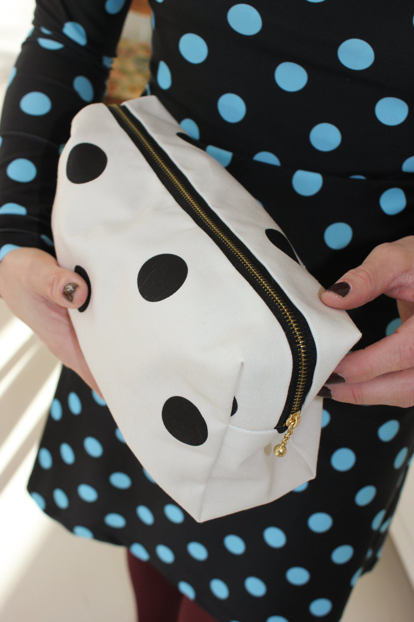 Mimi Toiletry Bag - Polka Dot PRE-ORDER