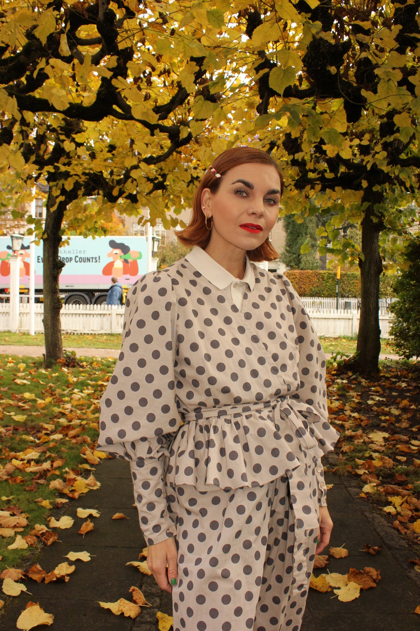 Keep Me Close Top - Dusty Dots