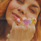 ODD LEMON x VIVIAN ALARCÓN Glass Ring- Delicate Lilac