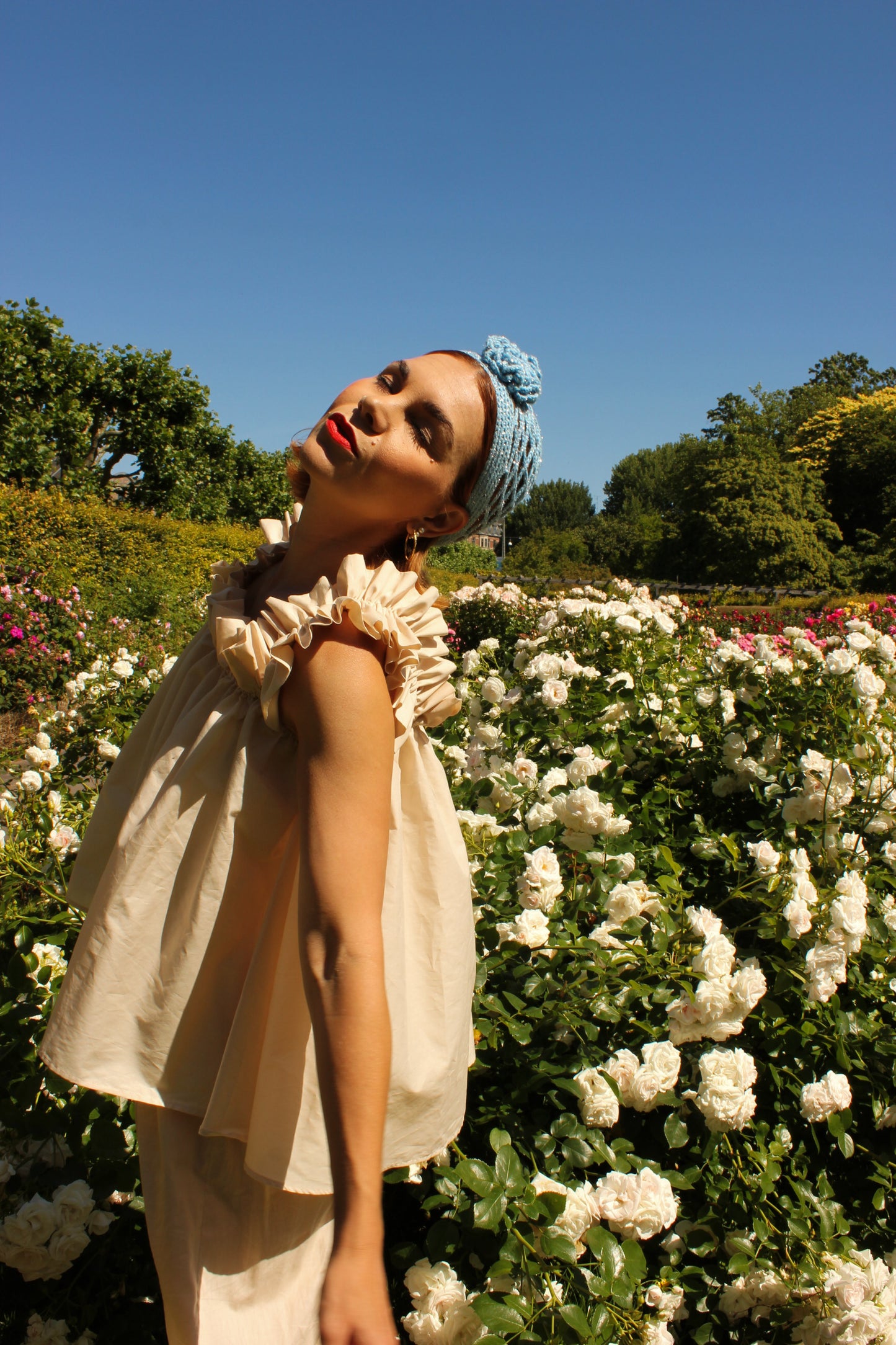 Water Lily Ruffle Top - Vanilla Cream