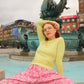 Balula Long Sleeve - Gloomy Butter Yellow Stripes