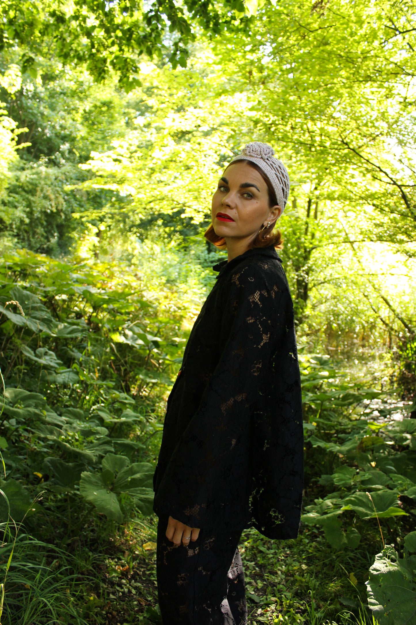 Prysselius Lace Shirt - Night Sky Black
