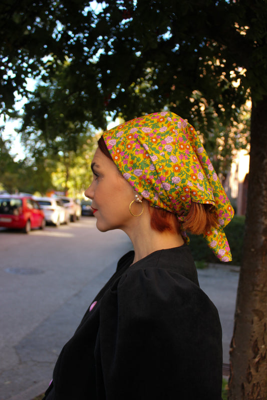 Fanny Scarf - Yellow Meadow READY TO SHIP